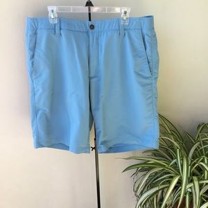 Under Armour Mens Shorts size 40 Light Blue Heat Gear Loose Shorts EUC